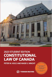 Constitutional Law of Canada book cover